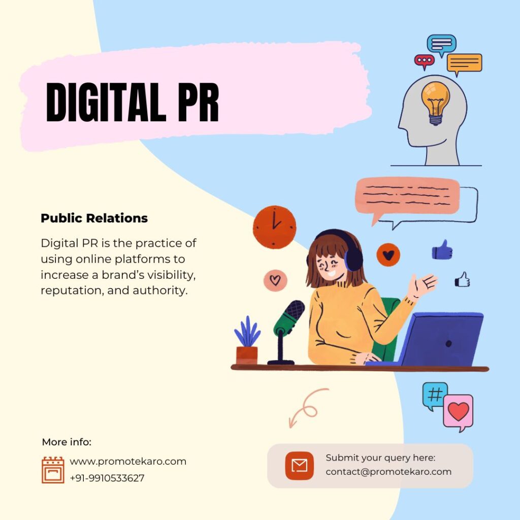 Digital PR in digital marketing